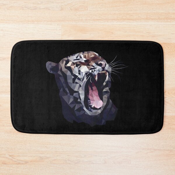 Item preview, Growling Tiger Poly Art Dark Background designed and sold by StellarTatter.