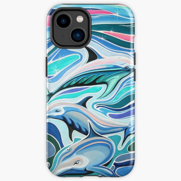 Dolphin sparkles iPhone Tough Case
