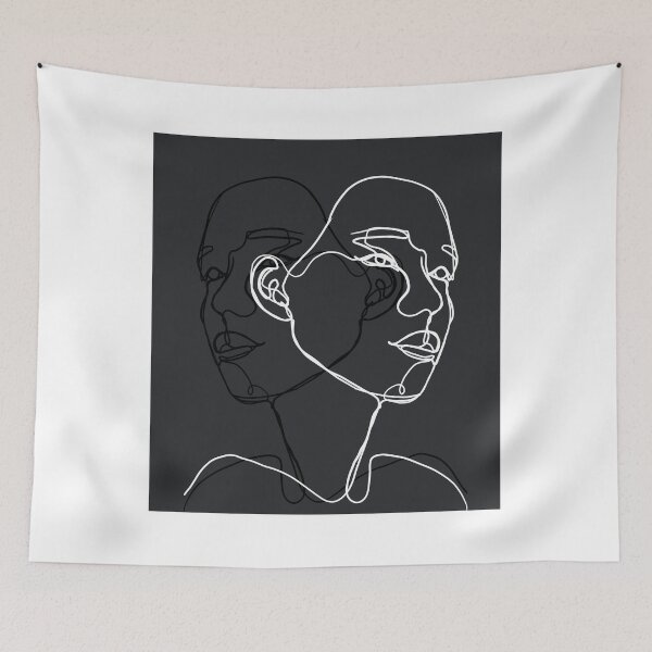 Item preview, Abstract line art portrait  designed and sold by aneram.