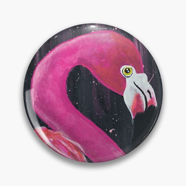 Artikelvorschau, Flamingo-Malerei entworfen und verkauft von rocksbysr.
