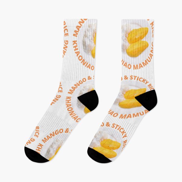 Item preview, Thai Street food - Khaoniao Mamuang - Mango and Sticky Rice in Thai Language designed and sold by Scubaloppy.