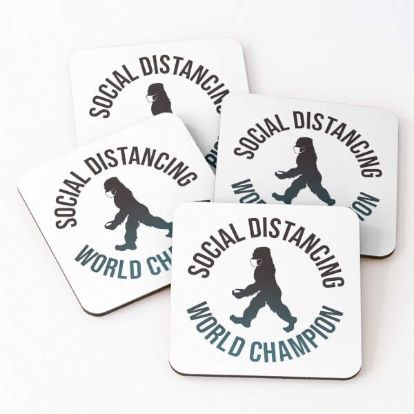 Item preview, Bigfoot Social Distancing World Champion gift for Bigfoot lovers designed and sold by BRtisticDesigns.