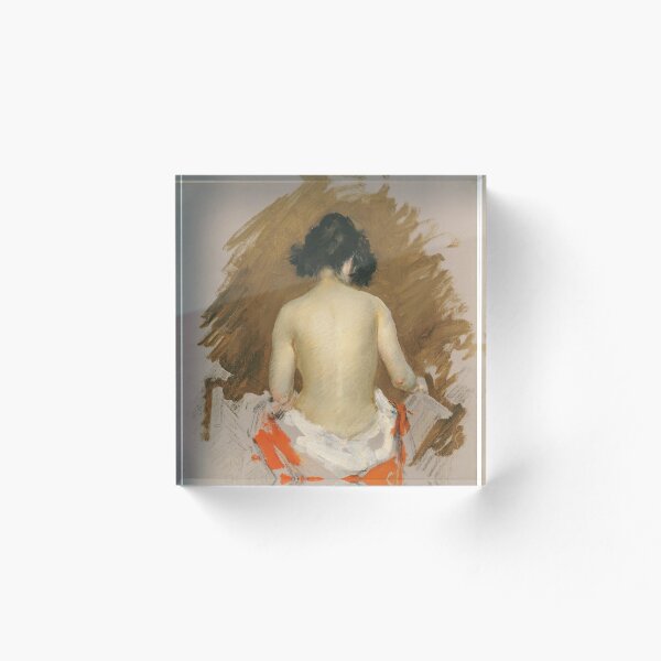 Item preview, Nude by William Merritt Chase, American, 1901 designed and sold by Shapes-Mania.