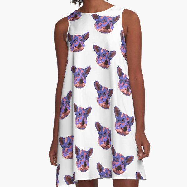 Corgi love! A-Line Dress