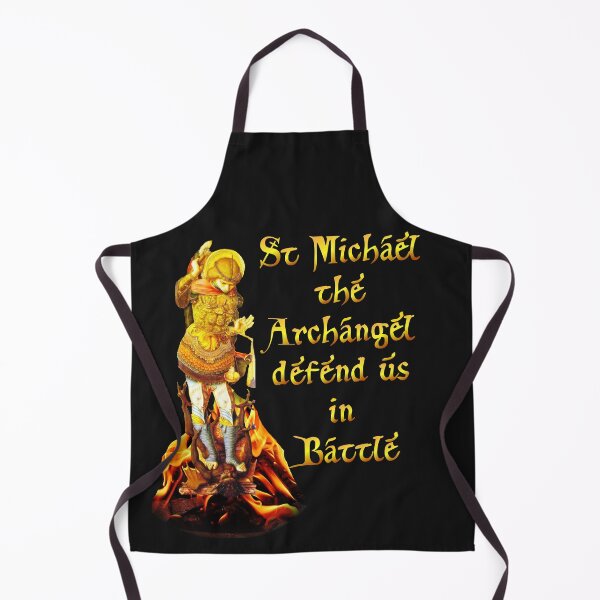 Item preview, St Michael the Archangel Angel Deliver us from Evil designed and sold by hispanicworld.