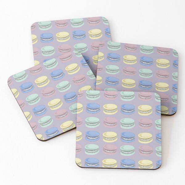 Item preview, Fab Four Macaron Pattern designed and sold by Frannotated.