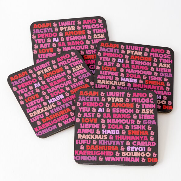 Item preview, LOVE in world languages  designed and sold by sandpiperstudio.