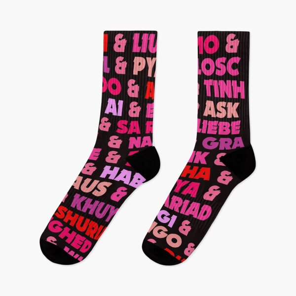 Item preview, LOVE in world languages  designed and sold by sandpiperstudio.