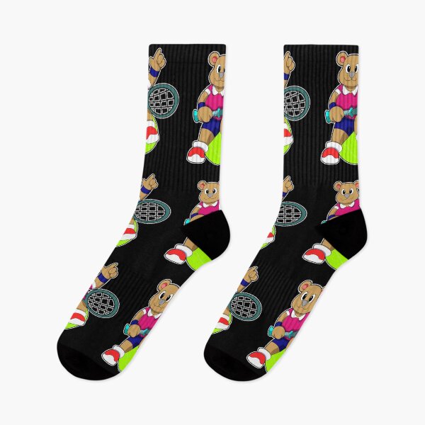 Item preview, Bear at Tennis with Tennis racket & Tennis ball designed and sold by Snabdesign84.