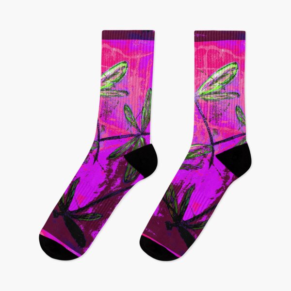 Item preview, Dragonfly Hazy in Pink and Purple designed and sold by lyndseyart.