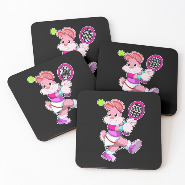Item preview, Rabbit at Tennis with Tennis racket & Tennis ball designed and sold by Snabdesign84.