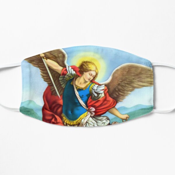 Details about   Saint Michael the Archangel Angel Catholic Face Mask Cover San Miguel Arcángel