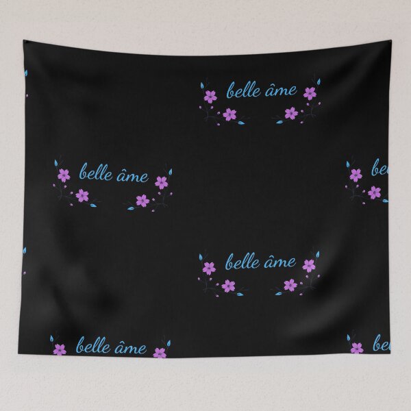 Item preview, a beautiful soul - popular french quotes lovers theme gifts (in black) designed and sold by RebelliousRosee.