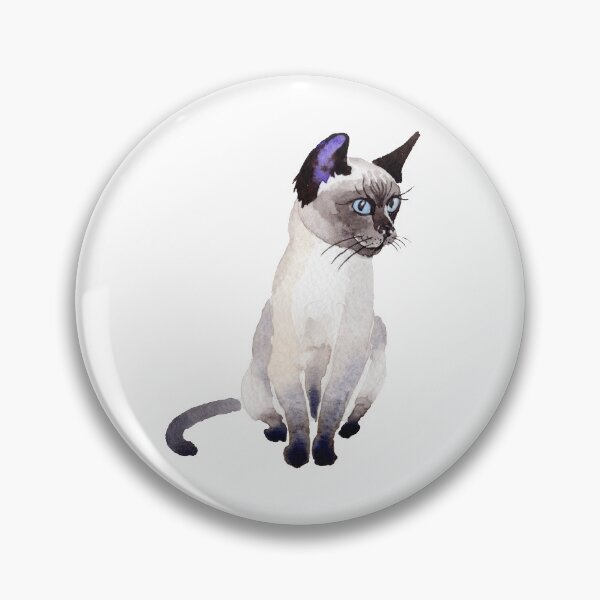 Item preview, Artistic Siamese Cat watercolor Portraits-gift idea for cat lovers, men, women and kids designed and sold by BRtisticDesigns.