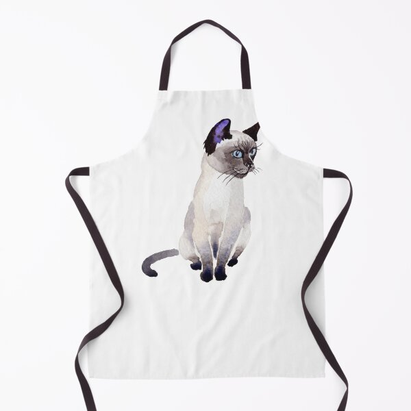 Item preview, Artistic Siamese Cat watercolor Portraits-gift idea for cat lovers, men, women and kids designed and sold by BRtisticDesigns.