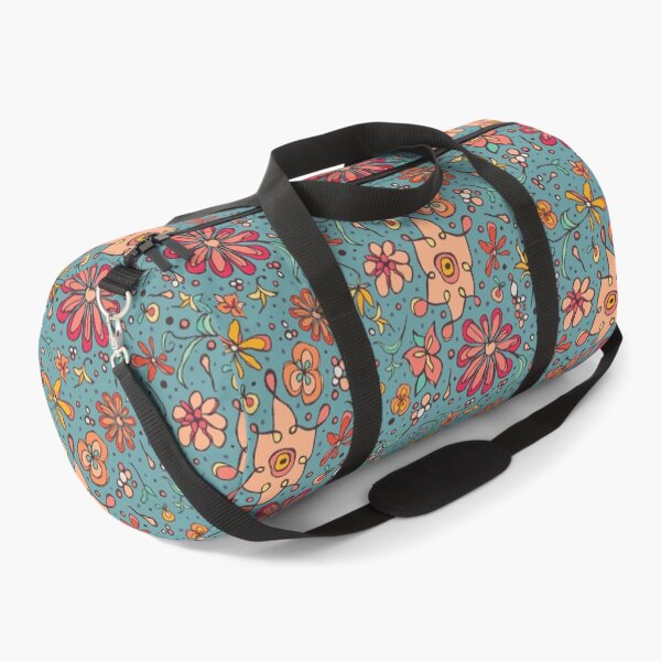 Item preview, Blossom Burst Blue - Hand Drawn Floral Pattern designed and sold by DeAnne Bedier.