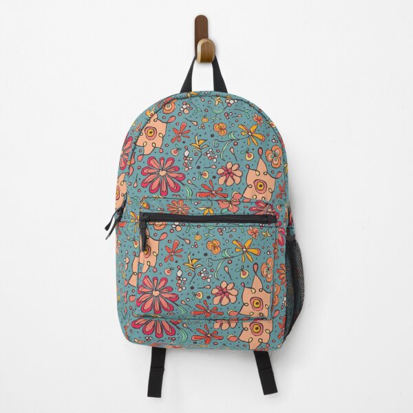 Item preview, Blossom Burst Blue - Hand Drawn Floral Pattern designed and sold by DeAnne Bedier.