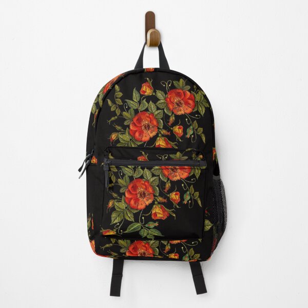 Item preview, Embroidery wild roses designed and sold by matrioshka.