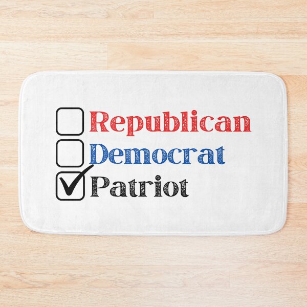 Item preview, Republican - Democrat - Patriot (Light Background Version) designed and sold by BattleMtnArmory.