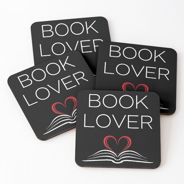 Item preview, Book Lover - white text designed and sold by JJRenae.
