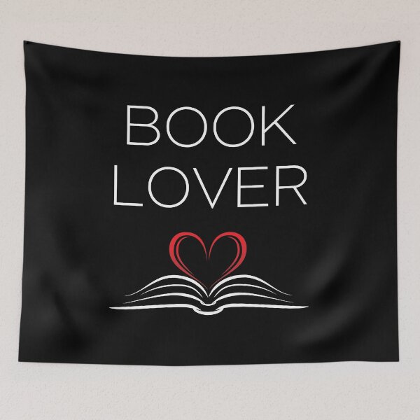 Item preview, Book Lover - white text designed and sold by JJRenae.