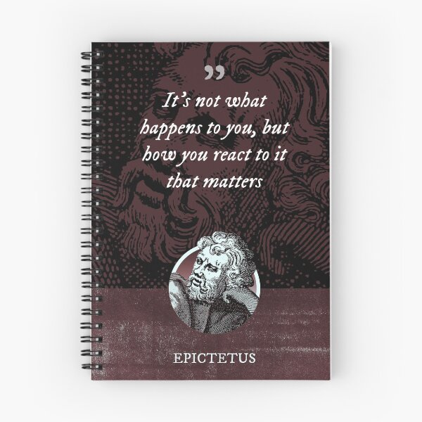 Item preview, Epictetus - It's not what happens to you, but how you react to it that matters designed and sold by Syahrasi.
