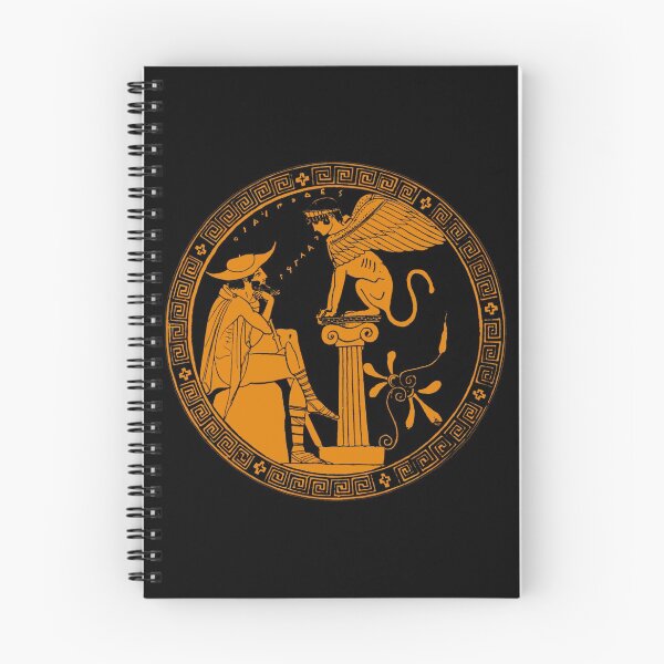 Item preview, Oedipus and the Sphinx Attic redfigure designed and sold by WillowNox7.