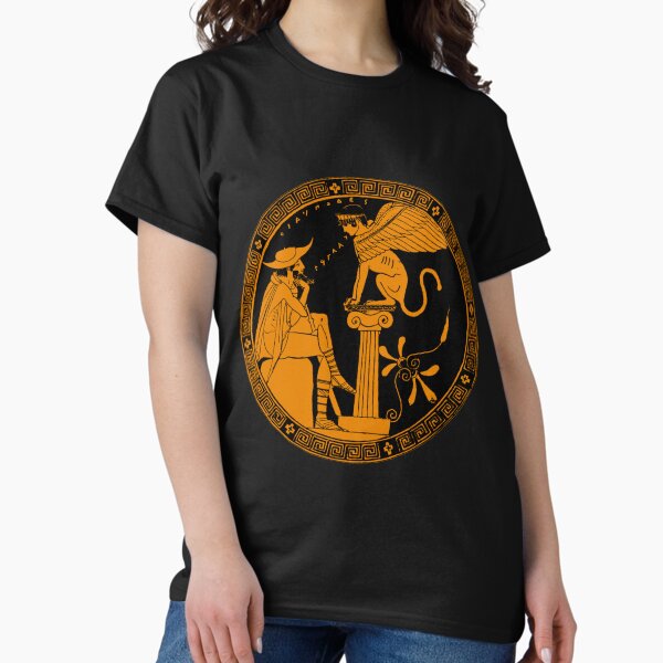 Item preview, Oedipus and the Sphinx Attic redfigure designed and sold by WillowNox7.