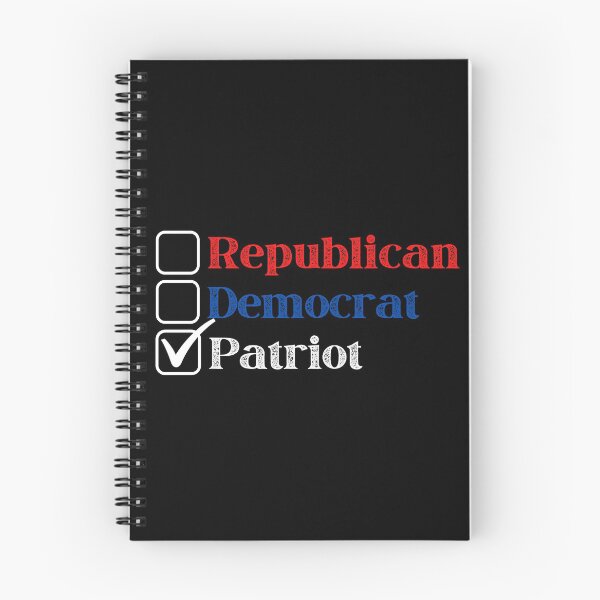 Item preview, Republican - Democrat - Patriot (Dark Background Version) designed and sold by BattleMtnArmory.