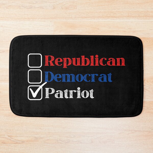 Item preview, Republican - Democrat - Patriot (Dark Background Version) designed and sold by BattleMtnArmory.