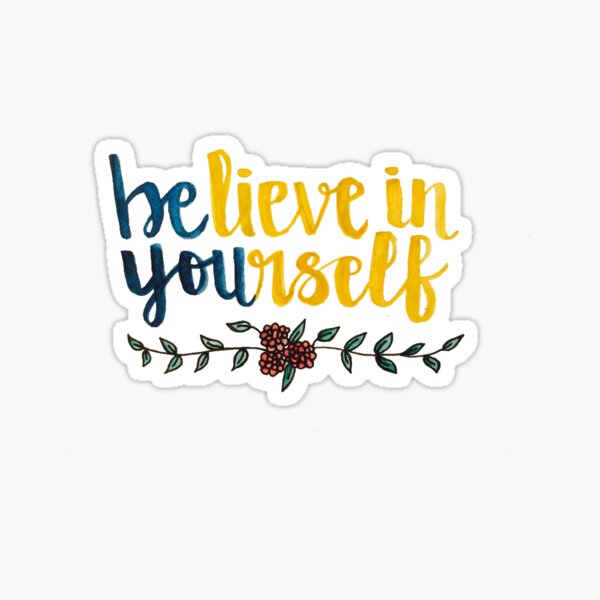 I BELIEVE IN ME - Inspirational Stickers for kids – TinySpark Boutique