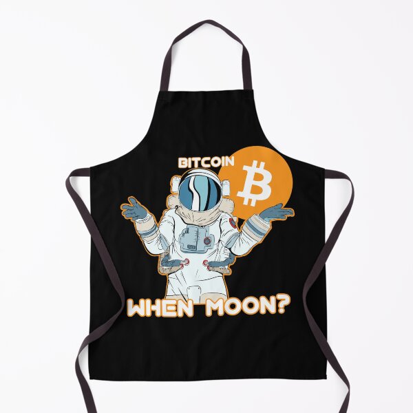 Item preview, Bitcoin When Moon Space Man designed and sold by Bitcoin-Fashion.