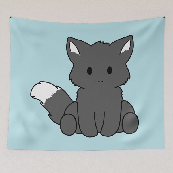 Item preview, Cute Black Fox designed and sold by BiscuitSnack.