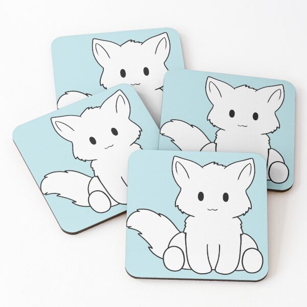 Item preview, Cute White Fox designed and sold by BiscuitSnack.