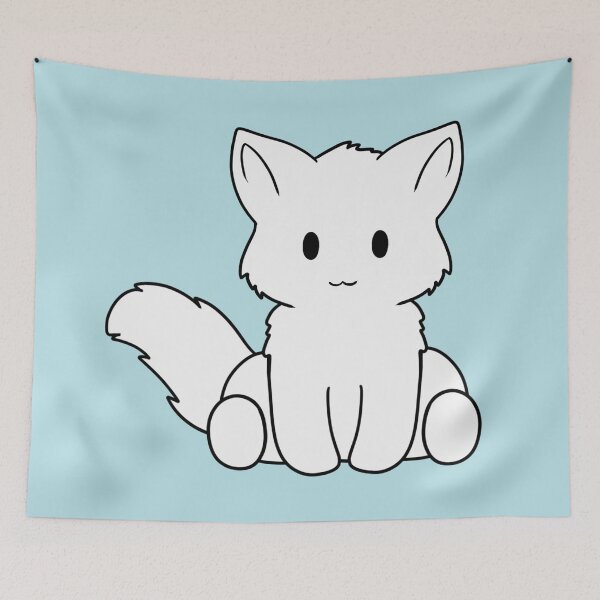 Item preview, Cute White Fox designed and sold by BiscuitSnack.