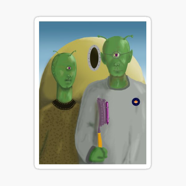 Item preview, Alien Gothic designed and sold by microgalleryart.