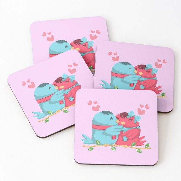Item preview, Cute Birds In Love designed and sold by Wachi-A.