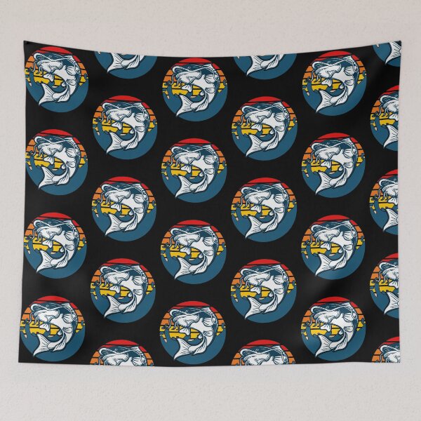 Item preview, Catfish retro sunset design gift for fishermen designed and sold by BRtisticDesigns.