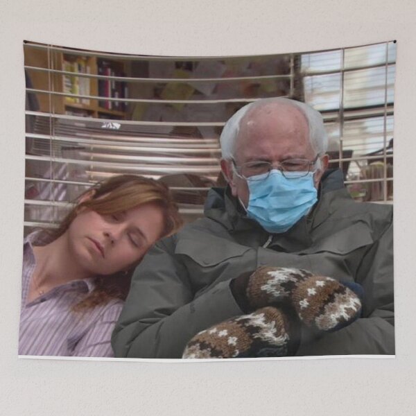 Item preview, Bernie Sanders The Office Meme designed and sold by elisejolie19.