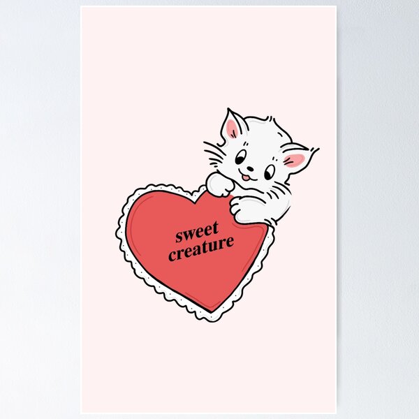 Item preview, HS Valentine's Day Doodle "Sweet Creature" designed and sold by Malena HM.