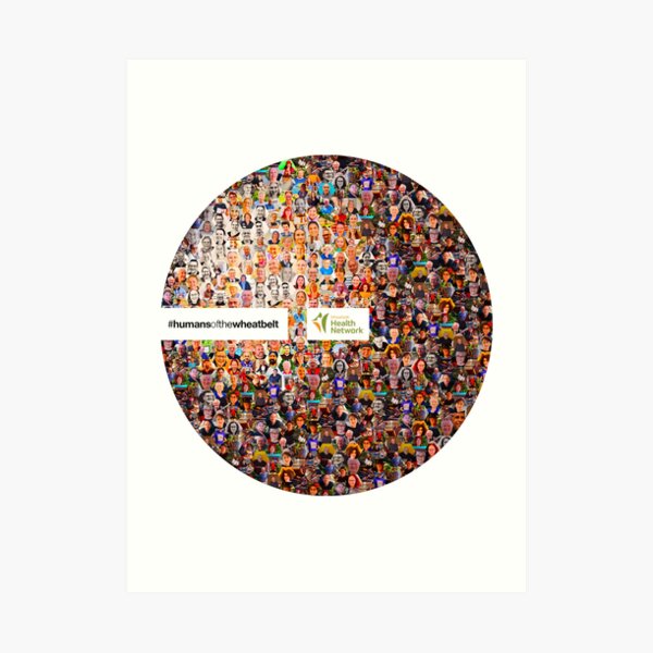 #humansofthewheatbelt 2021 Art Print