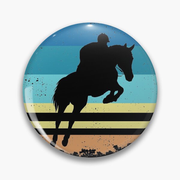 Item preview, Retro Jumping Horse | Show-Jumping Horse | Eventing Horse designed and sold by dreammerchant.