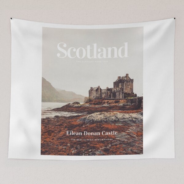 Item preview, Scotland, Eilean Donan Castle, Scotland Poster - Road Trip Poster designed and sold by DesignTool.