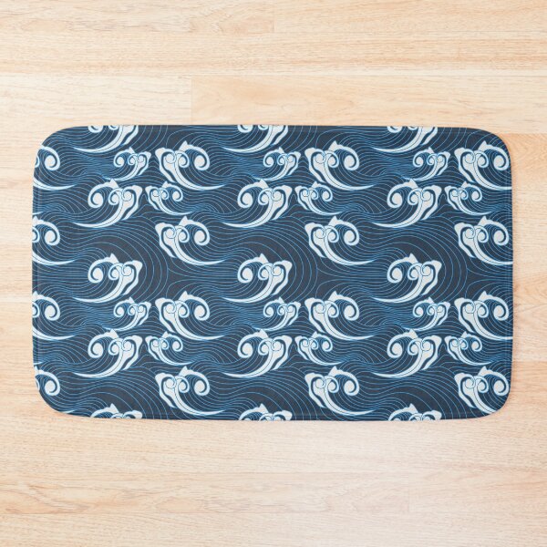 Item preview, Japanese Water Waves Seamless Pattern designed and sold by Gordon Nelson.