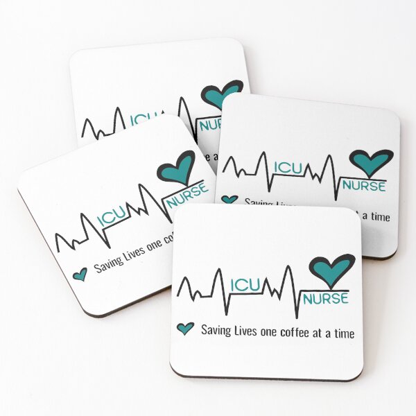 Item preview, ICU NURSE Saving lives one Coffee at a time designed and sold by Dance Vibes: Blingit Studios.