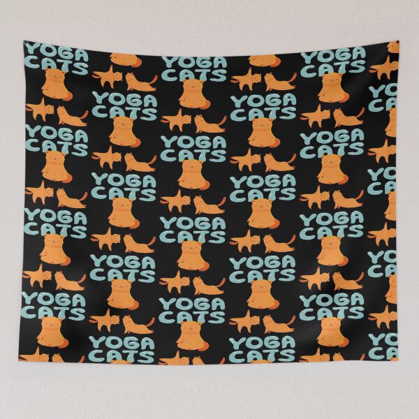 Item preview, Yoga Cat design for cat lovers who do yoga T- designed and sold by BRtisticDesigns.
