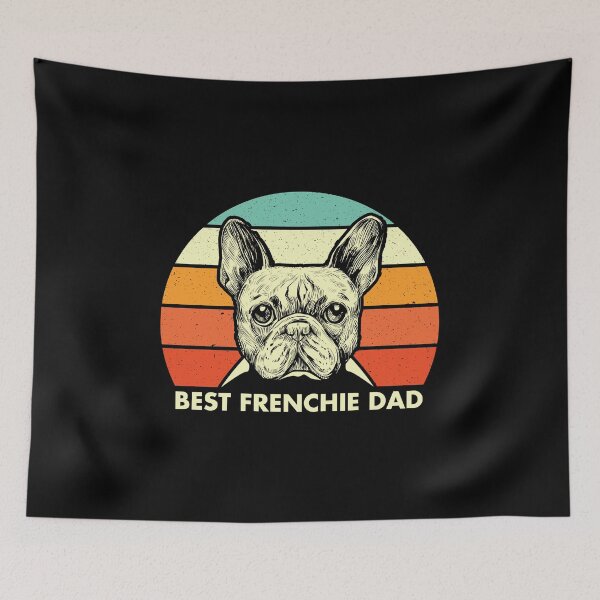 Item preview, Best Frenchie Dad Vintage Men Boys French Bulldog designed and sold by EstelleStar.
