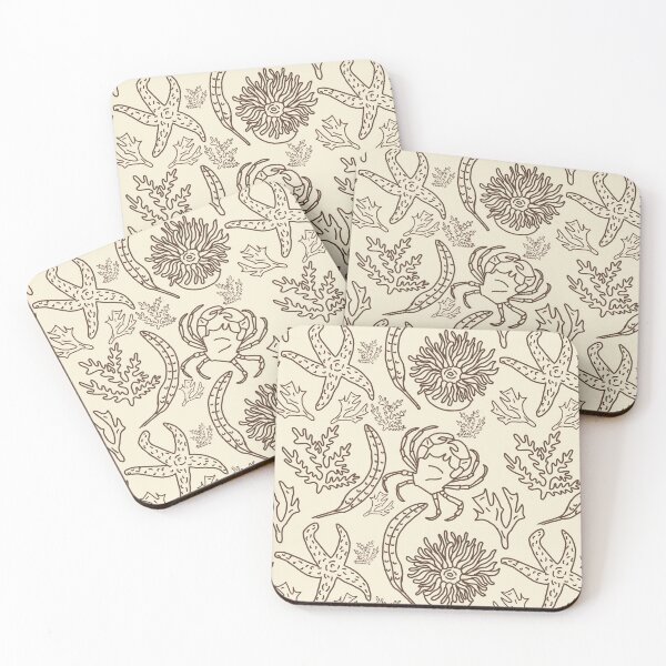 Item preview, Intertidal Pattern off white designed and sold by Squiddllr.