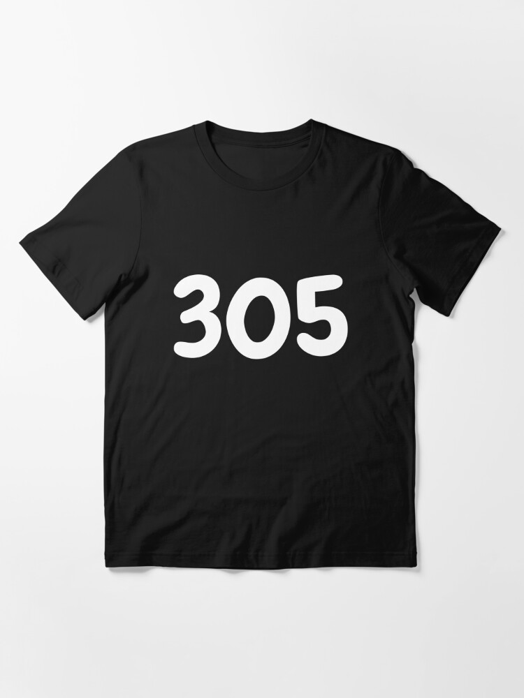 Nike Men's Miami 305 Area Code White T-Shirt, XXL