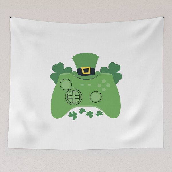 Item preview, St Patrick's Day Gamer, Video Game, Controller designed and sold by EstelleStar.
